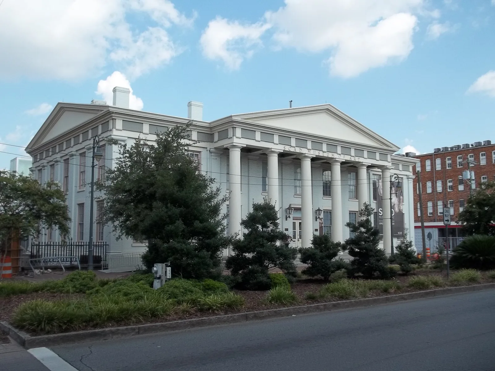 The SCAD Museum of Art in the old Central of Georgia Railway buildings on Turner Boulevard, Savannah.