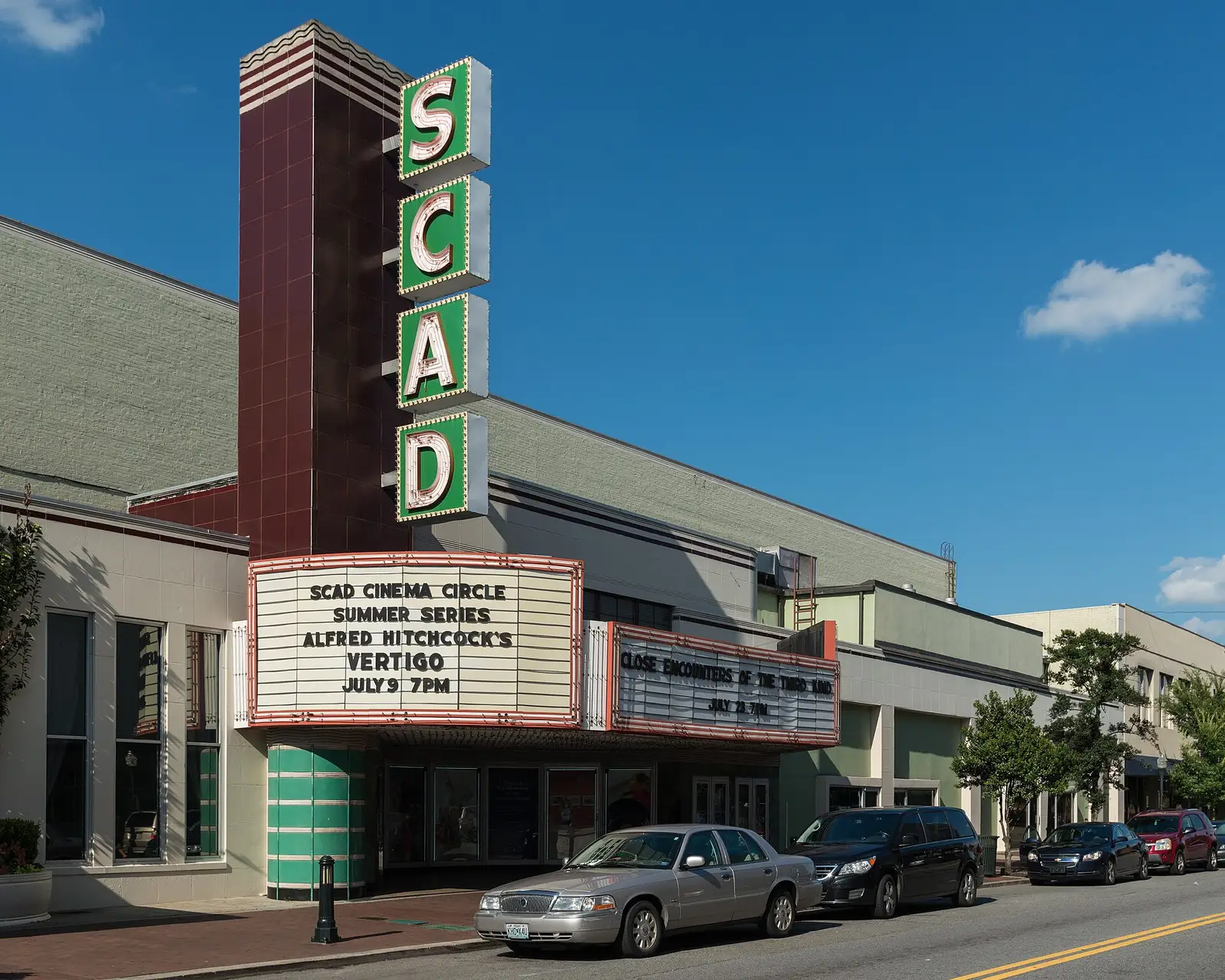 The Trustees Theater on Broughton Street, at the address of the Savannah Music Festival box office.