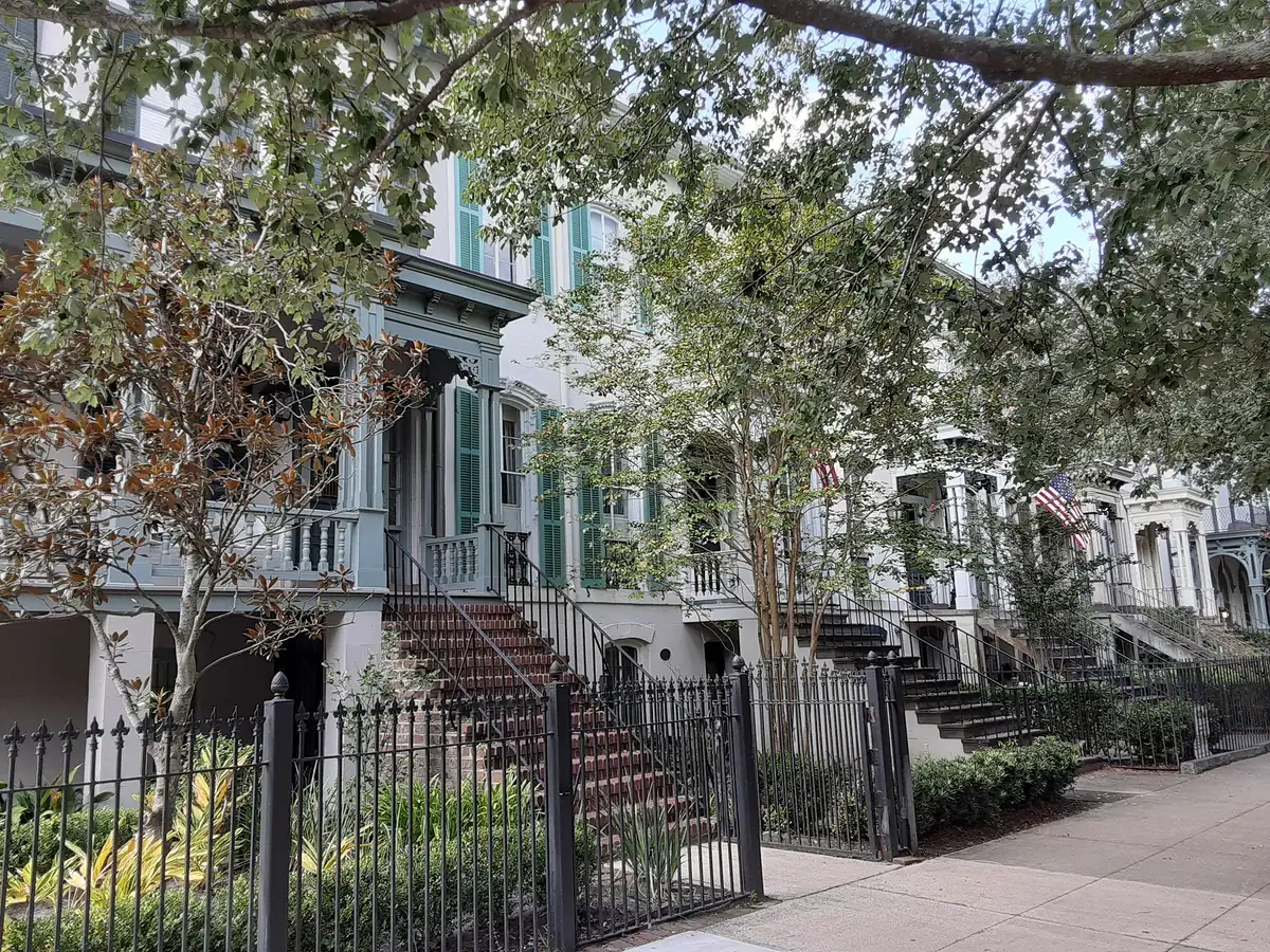 Dale Row, a block of row houses on Gaston Street in Savannah's Historic District