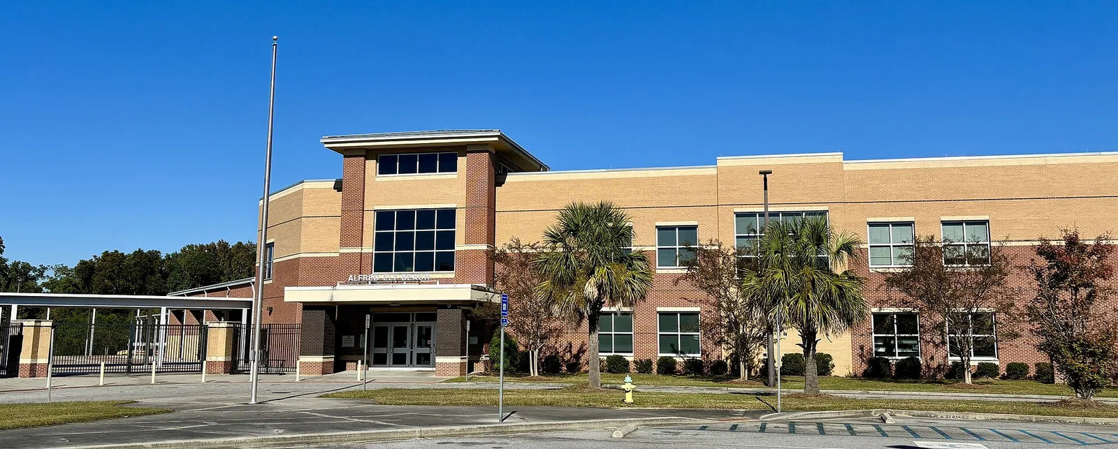Alfred Ely Beach High School on Hopkins Street in Savannah