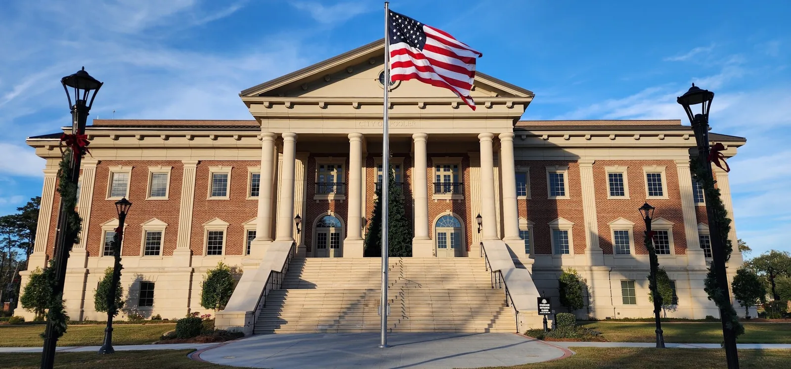 Pooler City Hall on U.S. Highway 80 in Pooler