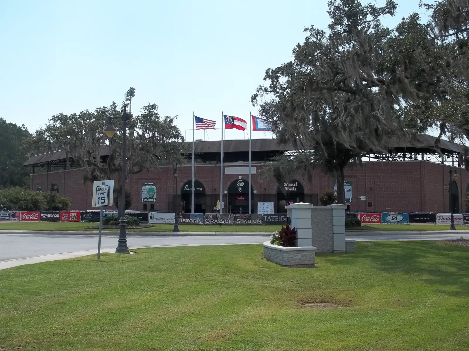 Grayson Stadium in Daffin Park, the East Victory Drive park that also has the city's Daffin Park Pool.